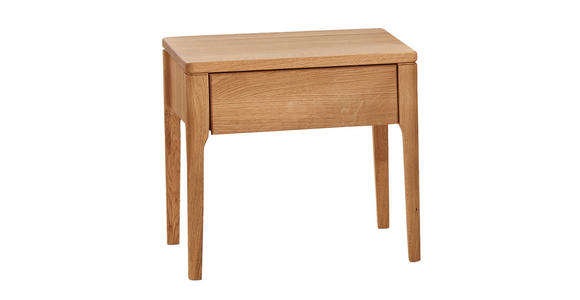 NACHTKÄSTCHEN in massiv Wildeiche Wildeiche  - Wildeiche, KONVENTIONELL, Holz (45,5/43/33,5cm) - Linea Natura