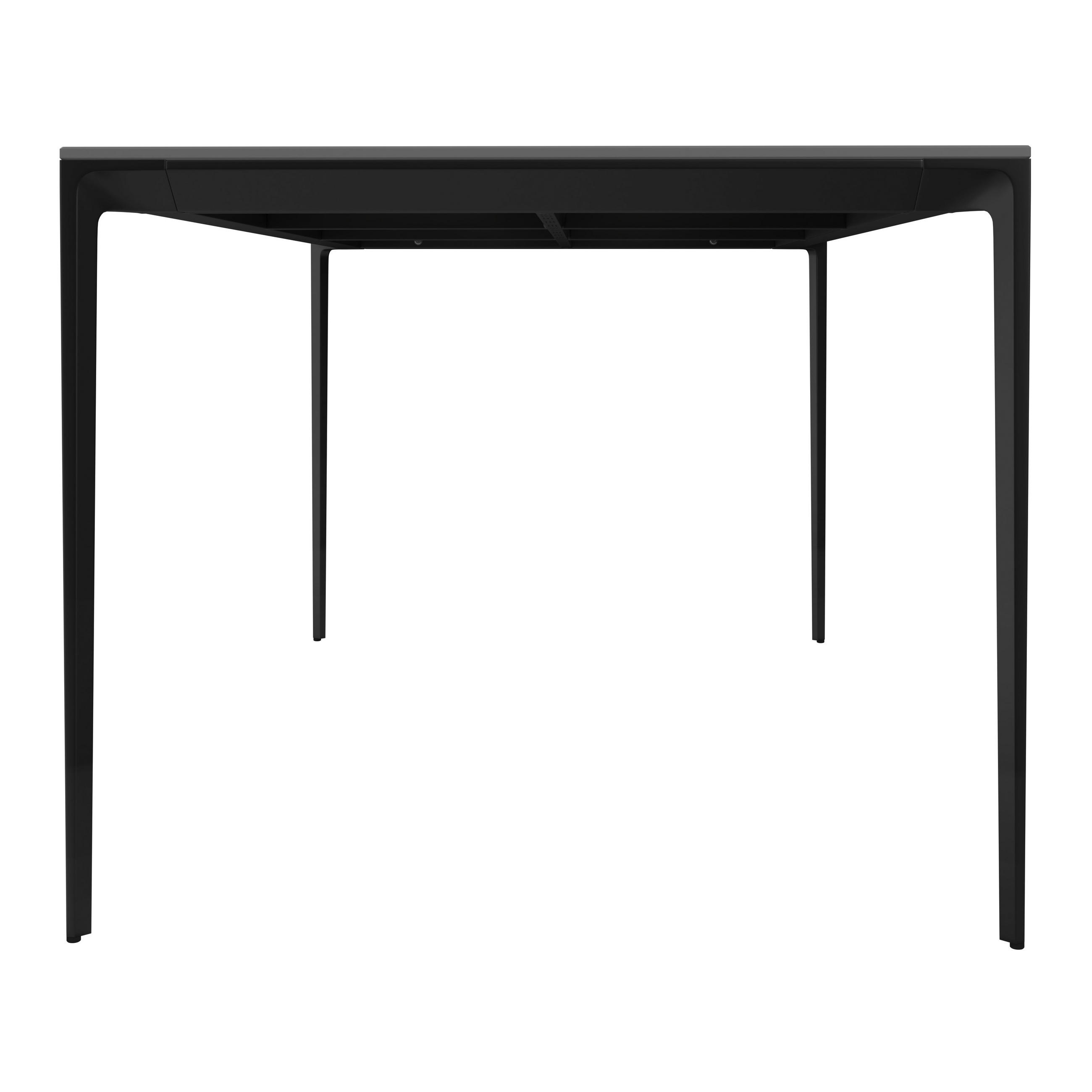 GARTENTISCH 180/90/73 cm Metall, Stein rechteckig  - Anthrazit, Design, Stein/Metall (180/90/73cm) - Dieter Knoll