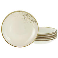 DESSERTTELLERSET Nature Collection Creme 21 cm Creme 6-teilig  - Creme, Basics, Keramik (21cm) - Creatable