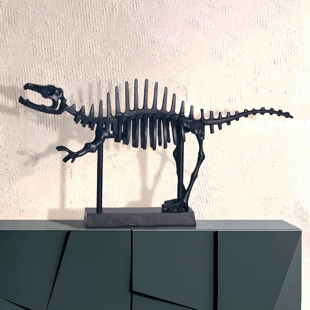 DEKOTIER - Schwarz, Design, Metall (62/32,5/12cm) - Livetastic