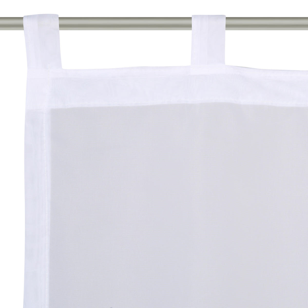 KURZGARDINE    135/45 cm  - Multicolor/Weiß, Natur, Textil (135/45cm) - Esposa