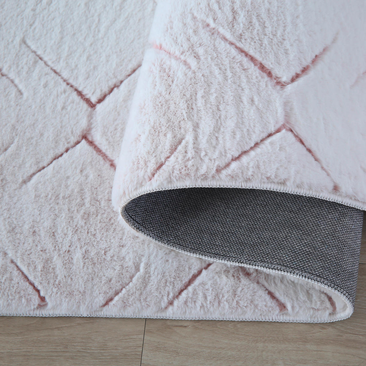 FLACHWEBETEPPICH 80/250 cm Vision Rosa  - Rosa, Basics, Textil (80/250cm) - Novel