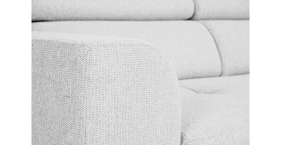 ECKSOFA Hellgrau Struktur - Hellgrau/Schwarz, Design, Kunststoff/Textil (205/284cm) - Xora
