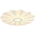 LED-DECKENLEUCHTE 55/7,5 cm   - Opal/Weiß, Design, Kunststoff/Metall (55/7,5cm) - Novel