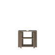 WASCHTISCHUNTERSCHRANK  - Taupe/Grau, MODERN, Holzwerkstoff/Kunststoff (74,5/63,9/34,9cm) - Xora