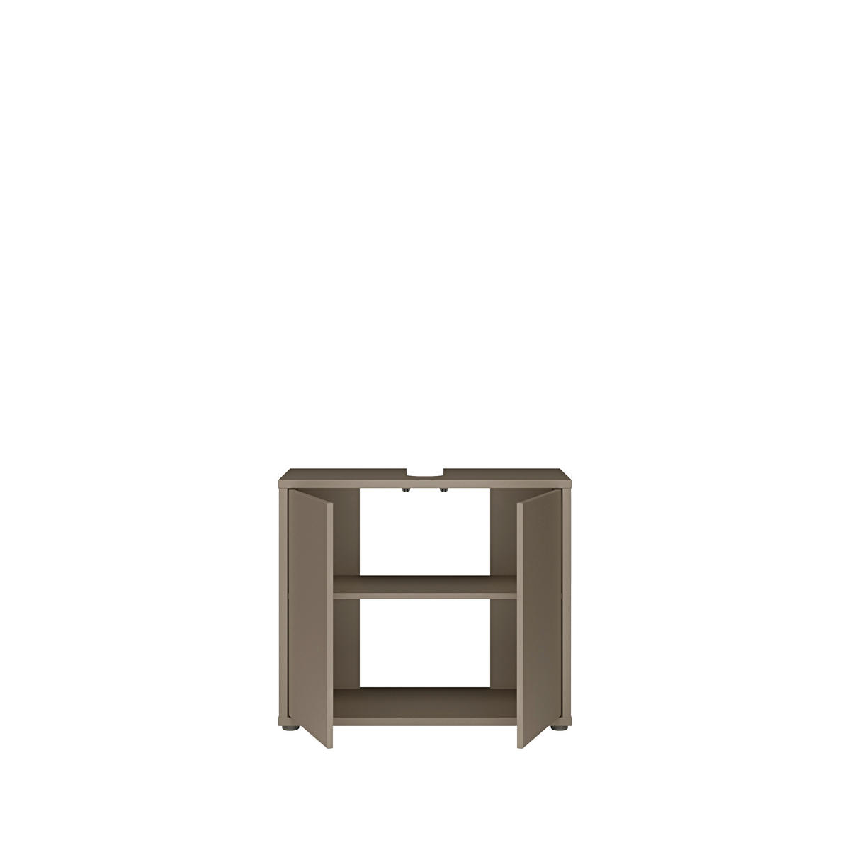 WASCHTISCHUNTERSCHRANK  - Taupe/Grau, MODERN, Holzwerkstoff/Kunststoff (74,5/63,9/34,9cm) - Xora