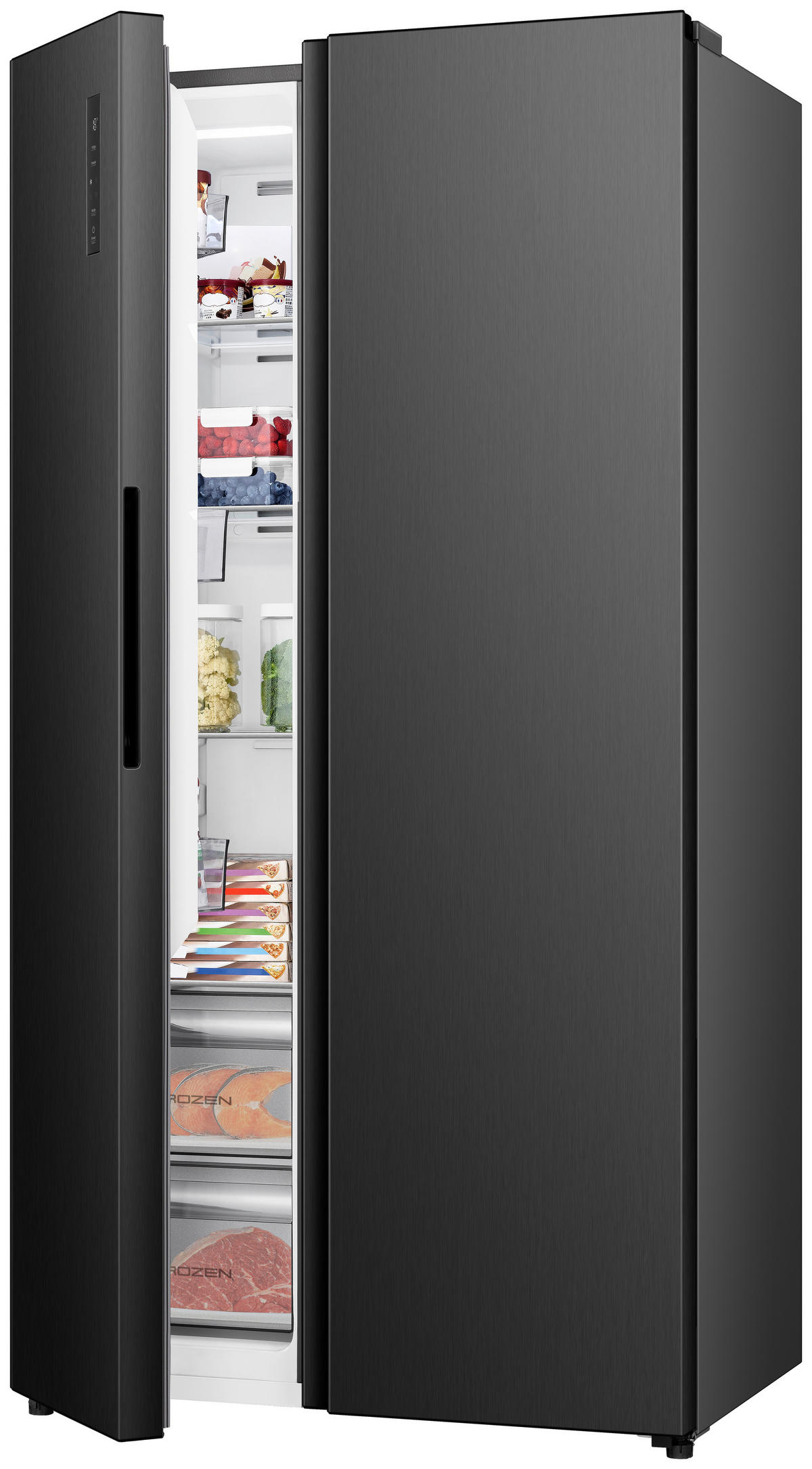 SIDE-BY-SIDE 91,9/178,6/61,5 cm RS3P558NEFC  - Schwarz, Trend (91,9/178,6/61,5cm) - Hisense