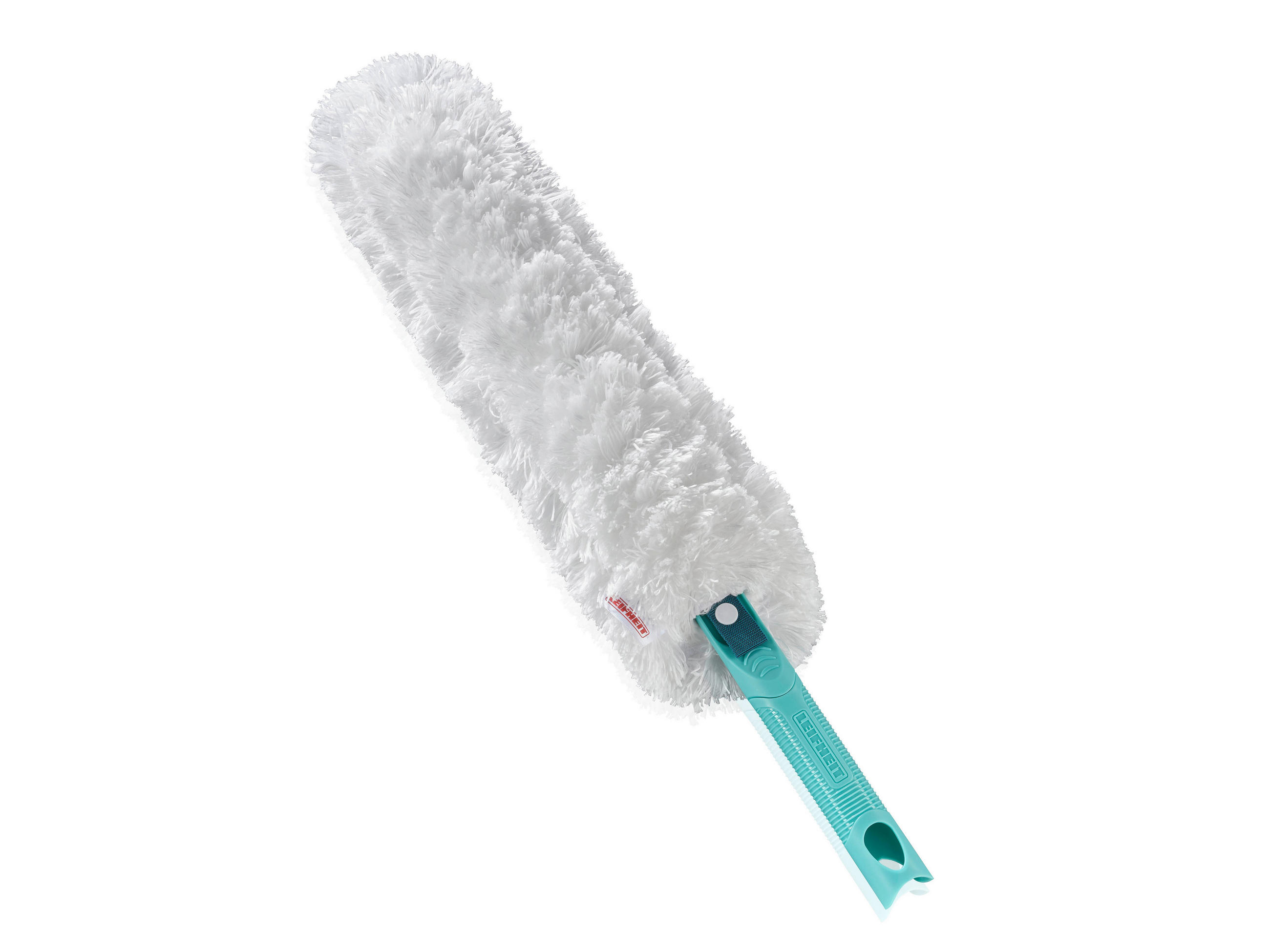 STAUBWEDEL - Türkis/Weiß, KONVENTIONELL, Kunststoff/Textil (55/12/3cm) - Leifheit