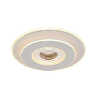 Plafonieră Cu Led 18 W  35/6 cm    - alb/culoare crom, Basics, plastic/metal (35/6cm) - Novel