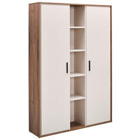 DULAP PENTRU ACTE - cașmir/culoare lemn de nuc, Design, material pe bază de lemn (129,7/189,2/35,3cm) - Stylife
