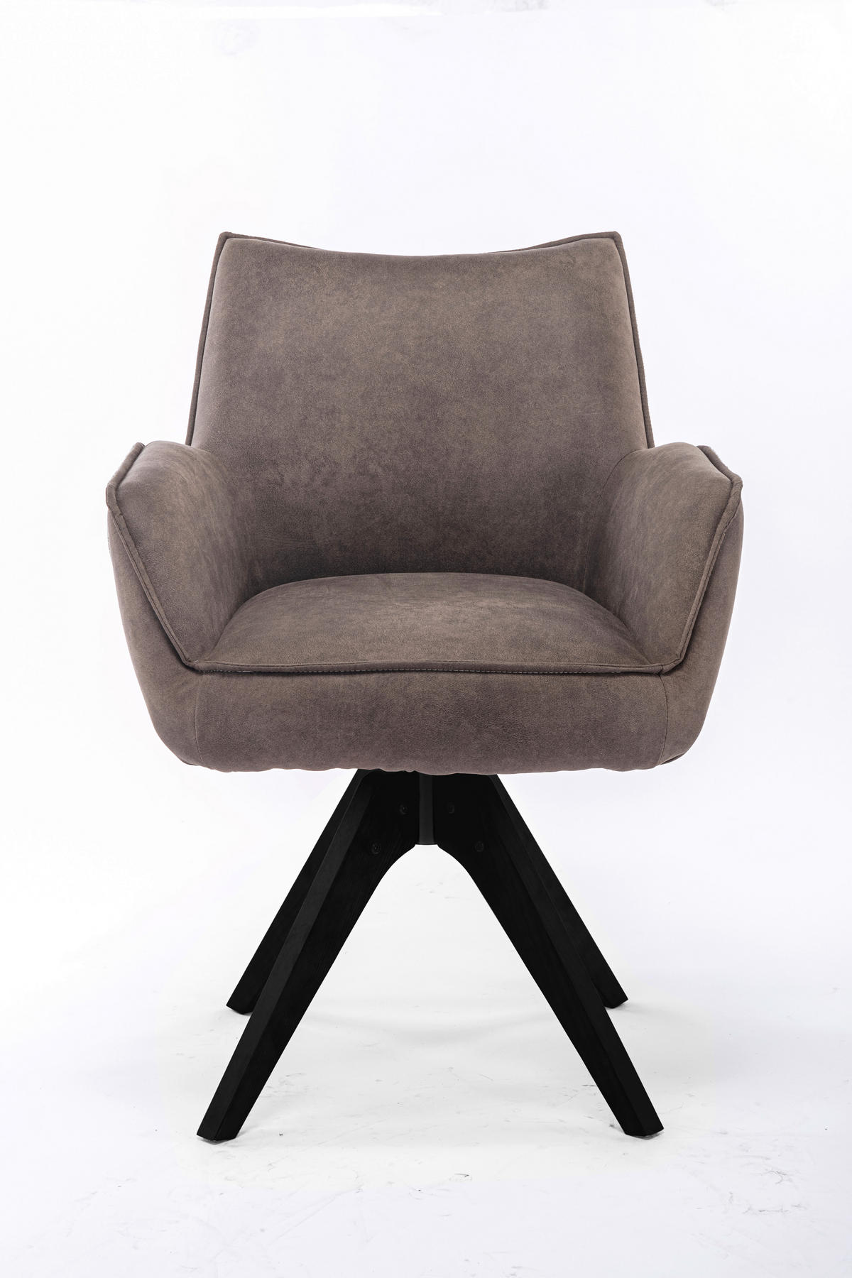 STUHL  in  - Schwarz/Braun, Design, Holz/Textil (62/85/64cm) - Livetastic