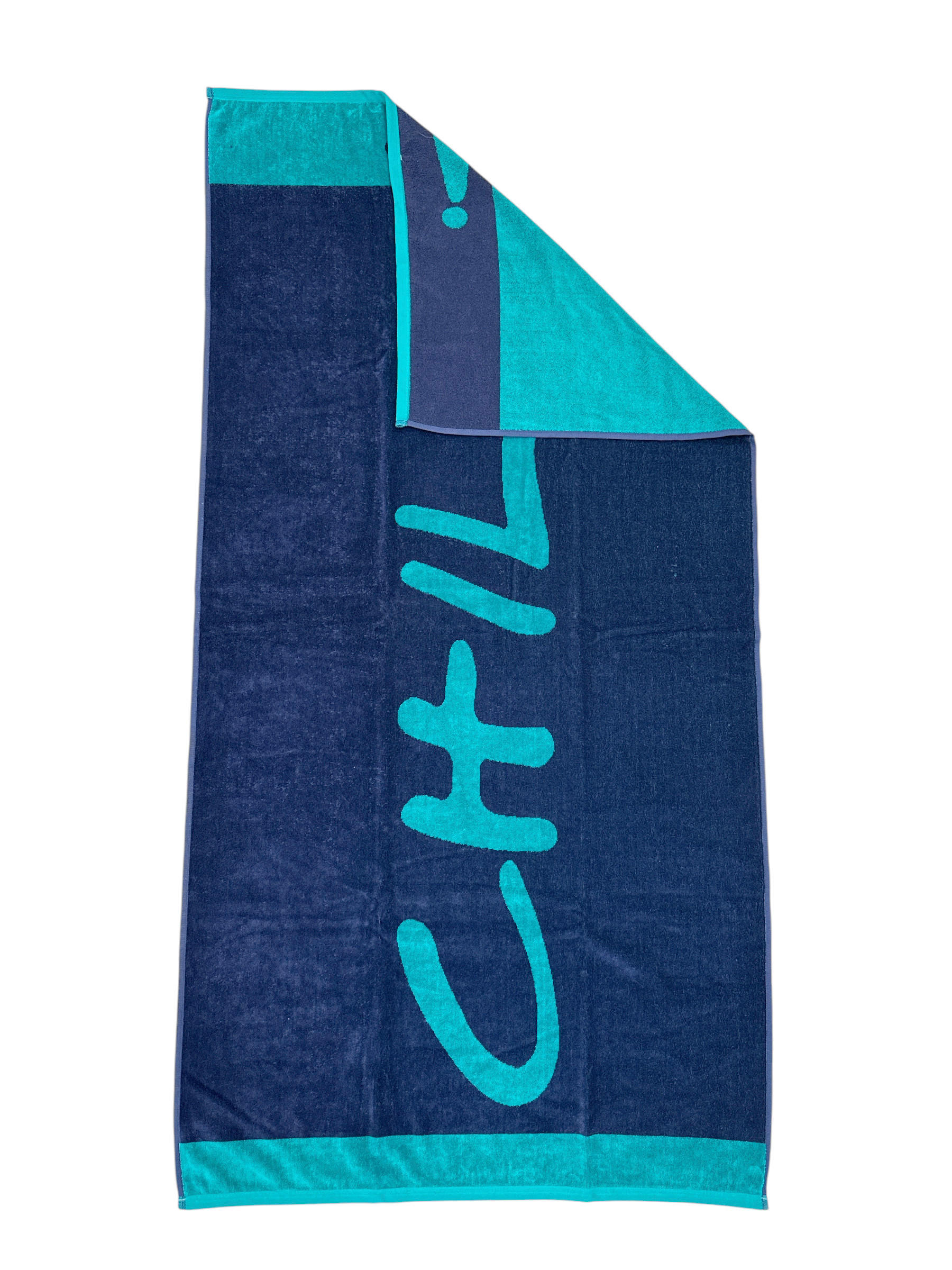 RUČNIK ZA PLAŽU 80/160/160 cm , tamno plava  Beach towel 80x160 cm chill  - tamno plava, Konvencionalno, tekstil (80/160/160cm) - Esposa