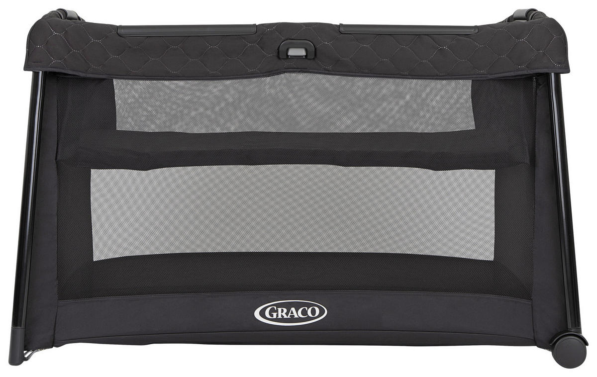 REISEBETT Foldlite LX Grau, Schwarz  - Schwarz/Grau, Basics (63,5/68/119cm) - Graco