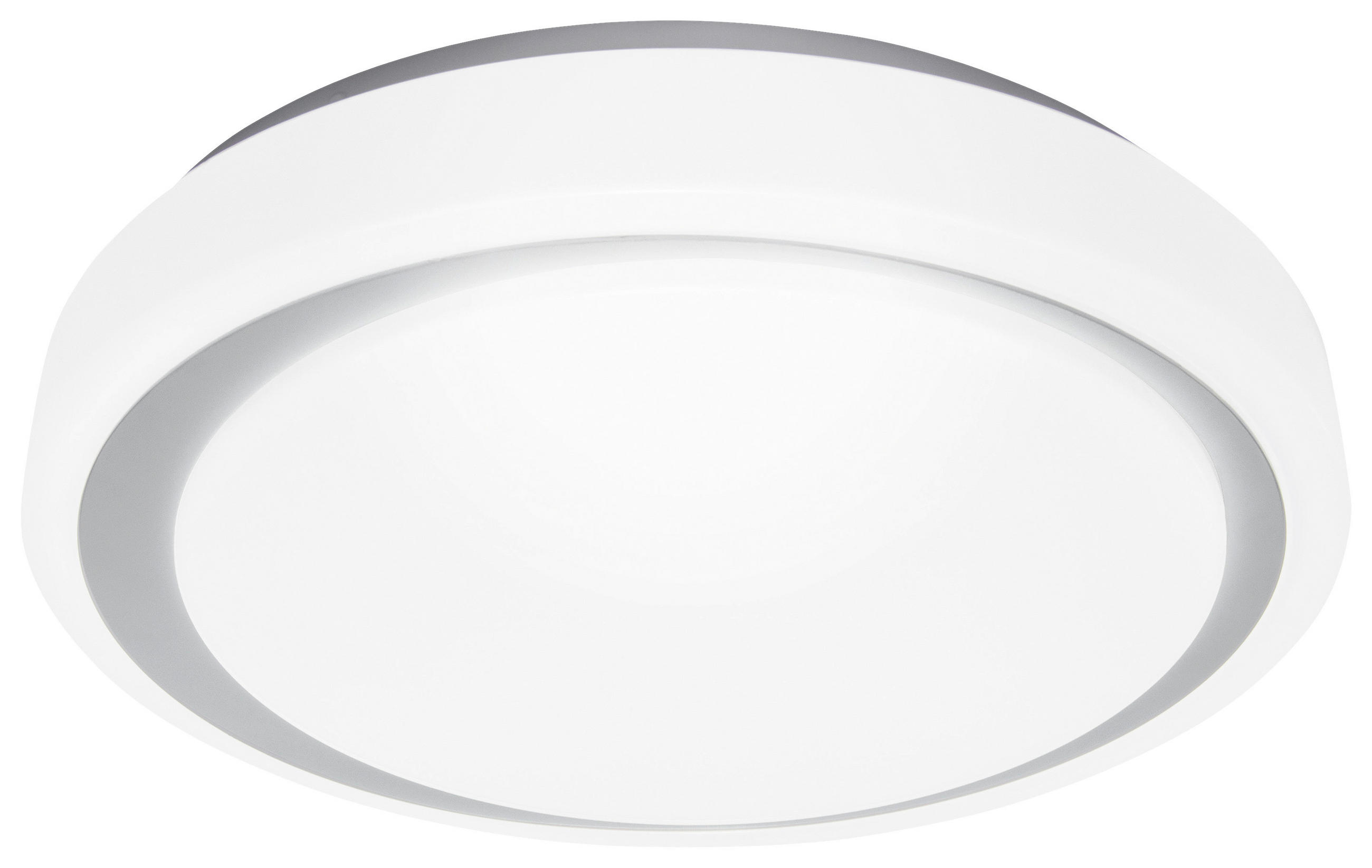 DECKENLEUCHTE Smart+ WiFi Orbis Moon 38/8,5 cm   - Grau, Basics, Kunststoff (38/8,5cm) - Ledvance
