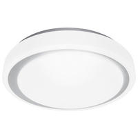 DECKENLEUCHTE Smart+ WiFi Orbis Moon 38/8,5 cm   - Grau, Basics, Kunststoff (38/8,5cm) - Ledvance