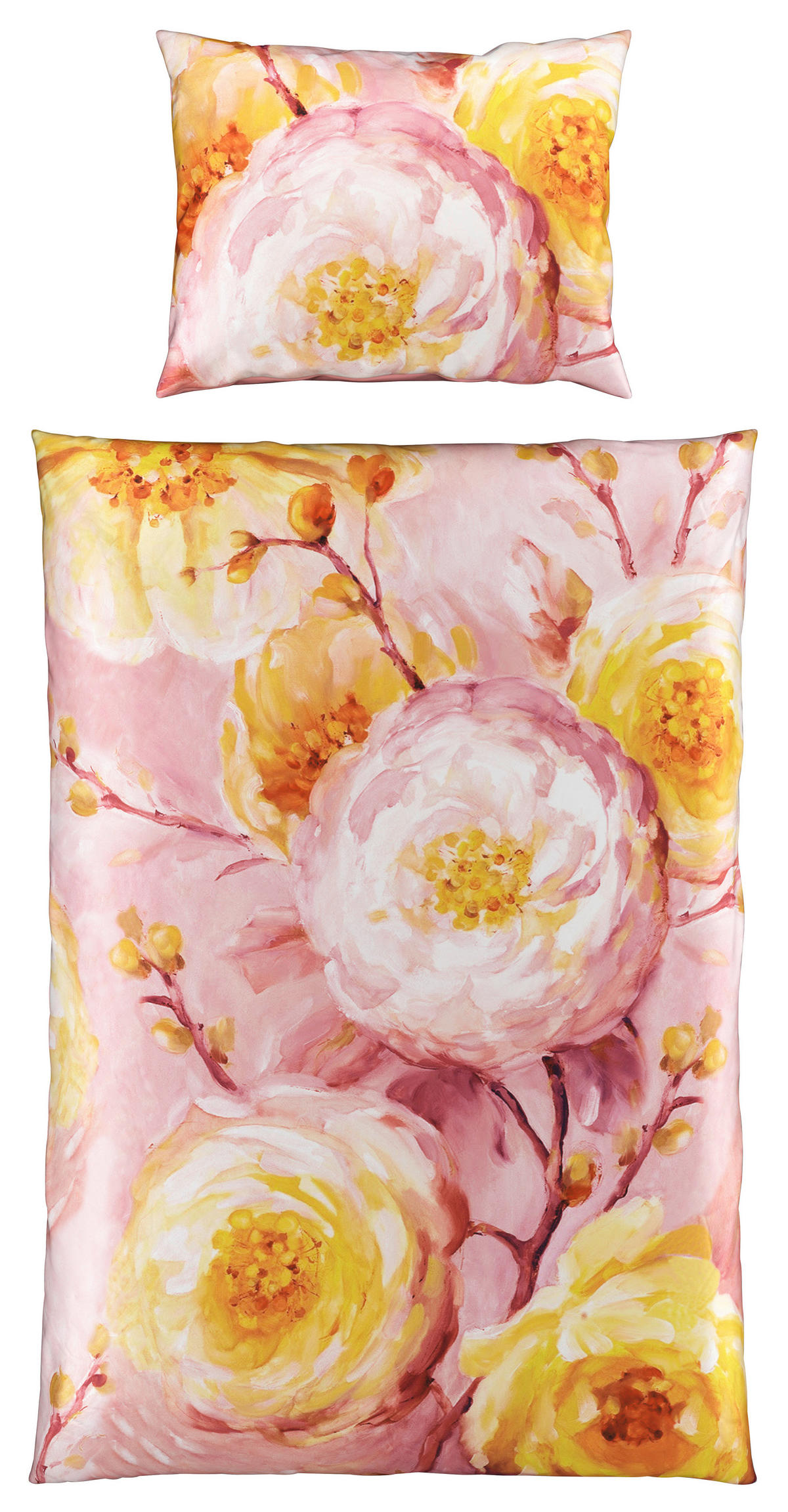 POSTELJINA SA DVA LICA SAMREEN 140/200 cm saten višebojna  - višebojna, Trendi, tekstil (140/200cm) - Esposa