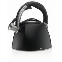 WASSERKESSEL Vitus  - Schwarz, KONVENTIONELL, Metall (22/24.5cm) - Kela