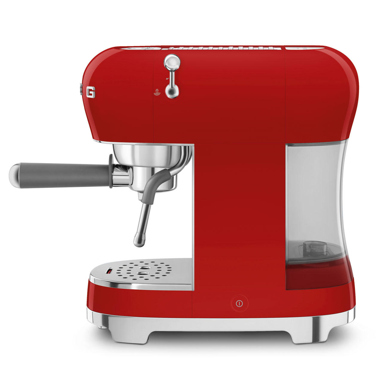 ESPRESSOMASCHINE 50´s Style  - Rot, Design, Kunststoff/Metall (14,9/33/32,9cm) - SMEG