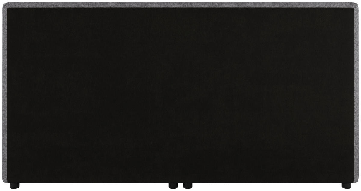 BOXSPRINGBETT 200/200 cm  in Hellgrau  - Hellgrau/Schwarz, MODERN, Karton/Holz (200/200cm) - MID.YOU