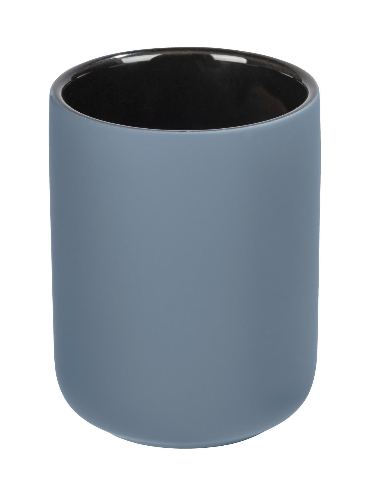 ZAHNPUTZBECHER Keramik  - Blau, Basics, Keramik (7,5/9,5/7,5cm) - Wenko