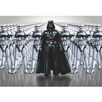 FOTOTAPETE Star Wars  - Schwarz/Weiß, LIFESTYLE, Papier (368/254cm) - Disney