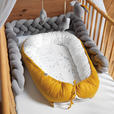 GITTERBETT Yunai 144,6/78/83,5 cm - Eichefarben/Anthrazit, Trend, Holzwerkstoff/Metall (144,6/78/83,5cm) - My Baby Lou