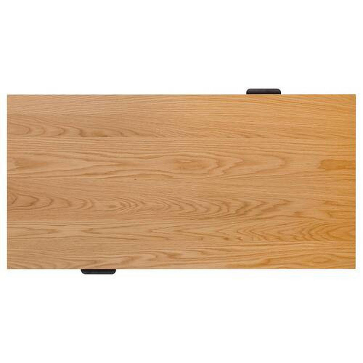 COUCHTISCH Eiche furniert 120/60/40 cm rechteckig Schwarz, Eichefarben  - Eichefarben/Schwarz, MODERN, Holz/Holzwerkstoff (120/60/40cm) - home24
