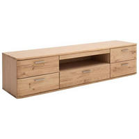 LOWBOARD  in 175/44/44 cm  - Nickelfarben, Natur, Holz/Holzwerkstoff (175/44/44cm)