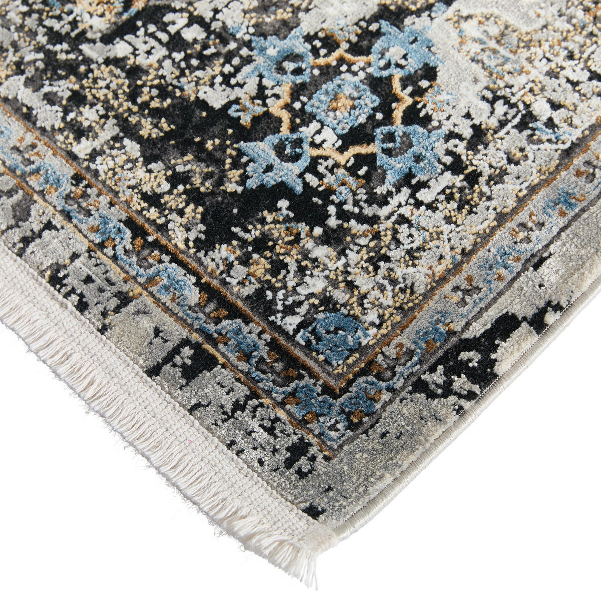 VINTAGE-TEPPICH 240/340 cm Blau, Grau rechteckig  - Blau/Grau, Design, Textil (240/340cm) - Dieter Knoll