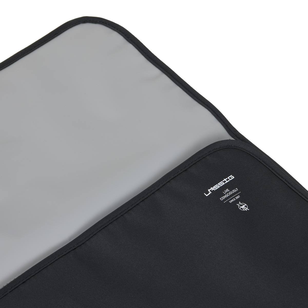 WINDELTASCHE   Changing Pouch  - Schwarz Hochglanz, Basics, Textil (18/2,5/25,5cm) - Lässig