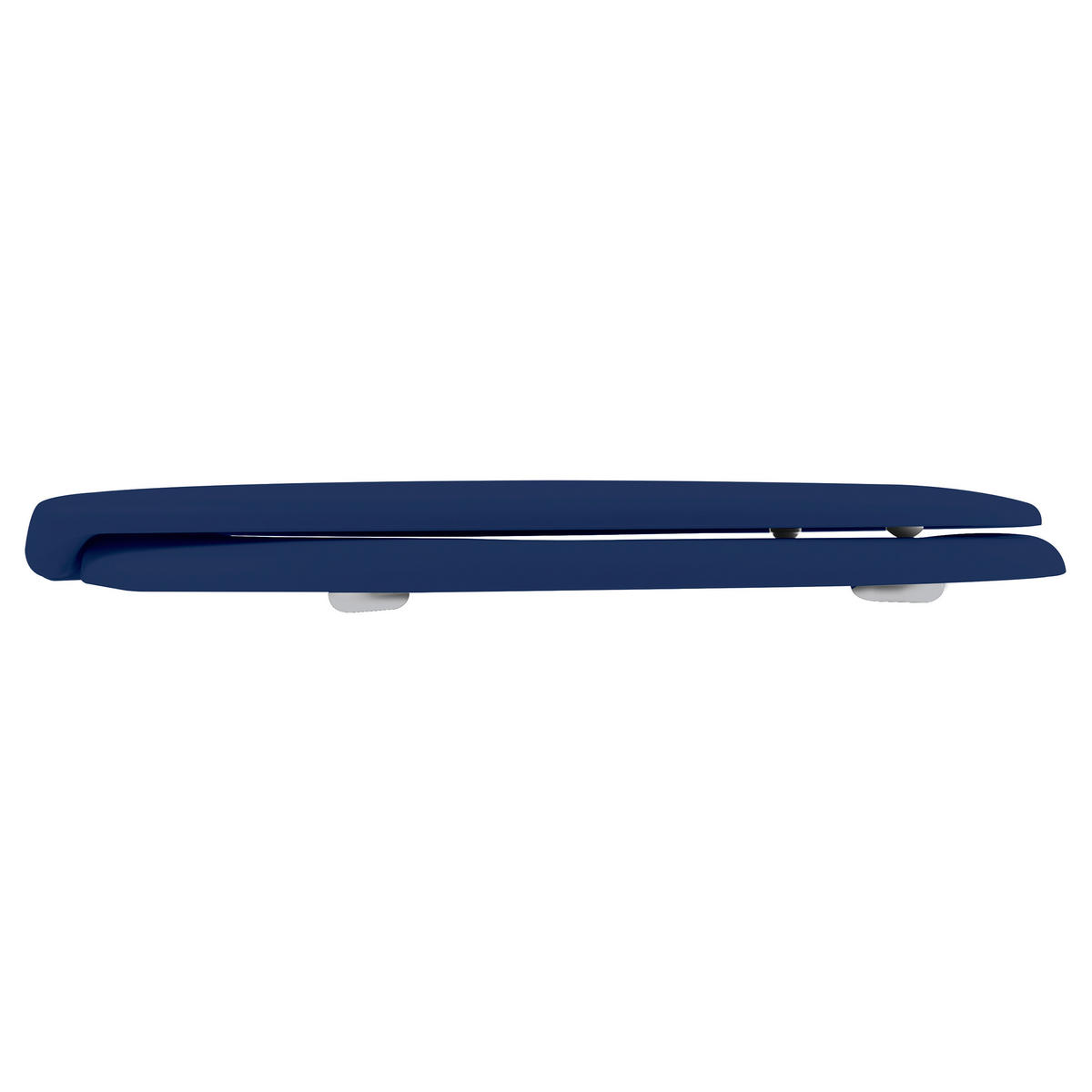 WC-SITZ Dunkelblau  - Dunkelblau, Basics, Kunststoff (45.5/37/5.5cm) - Spirella