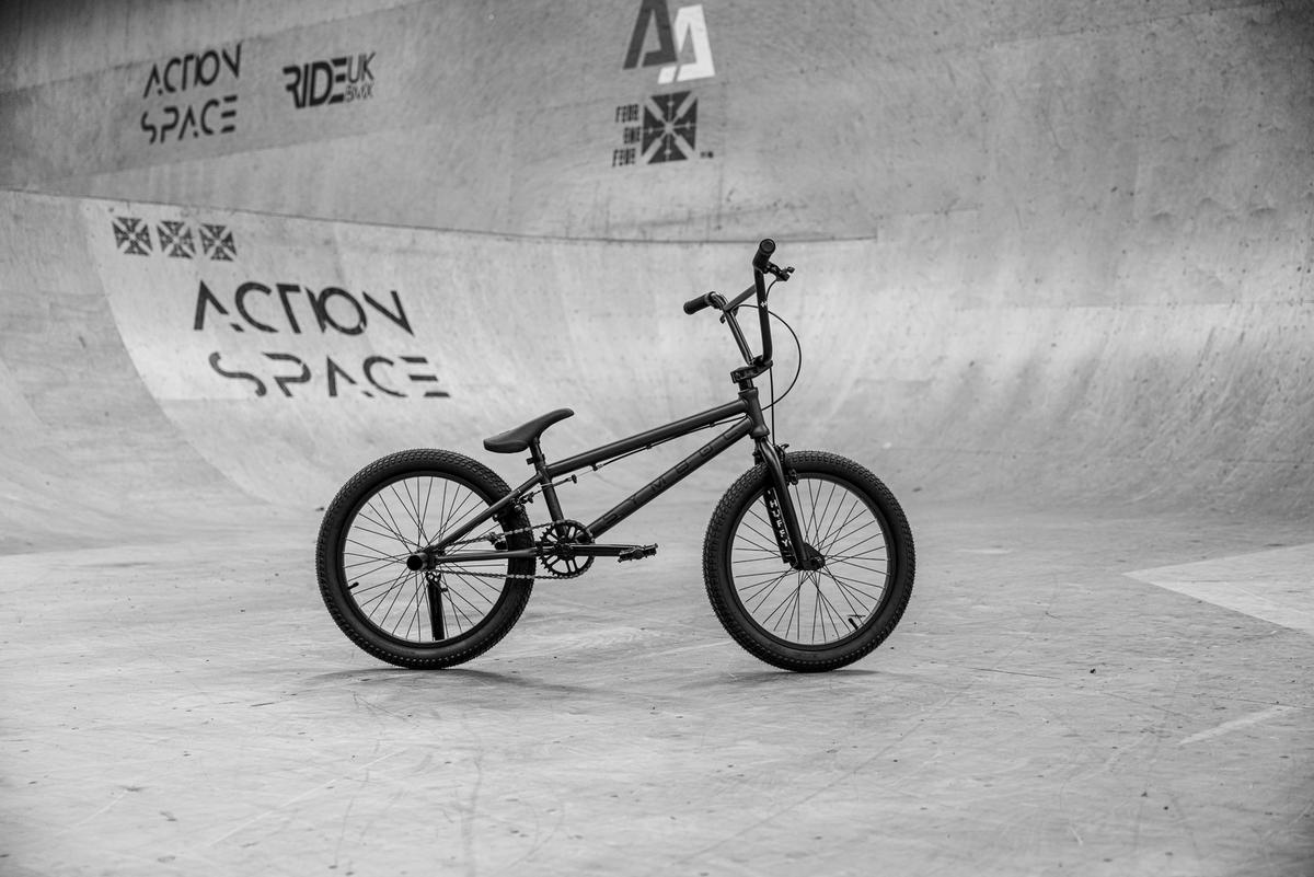 BMX 20 Zoll  - Dunkelgrau, Basics, Metall (72,5/96/144cm)