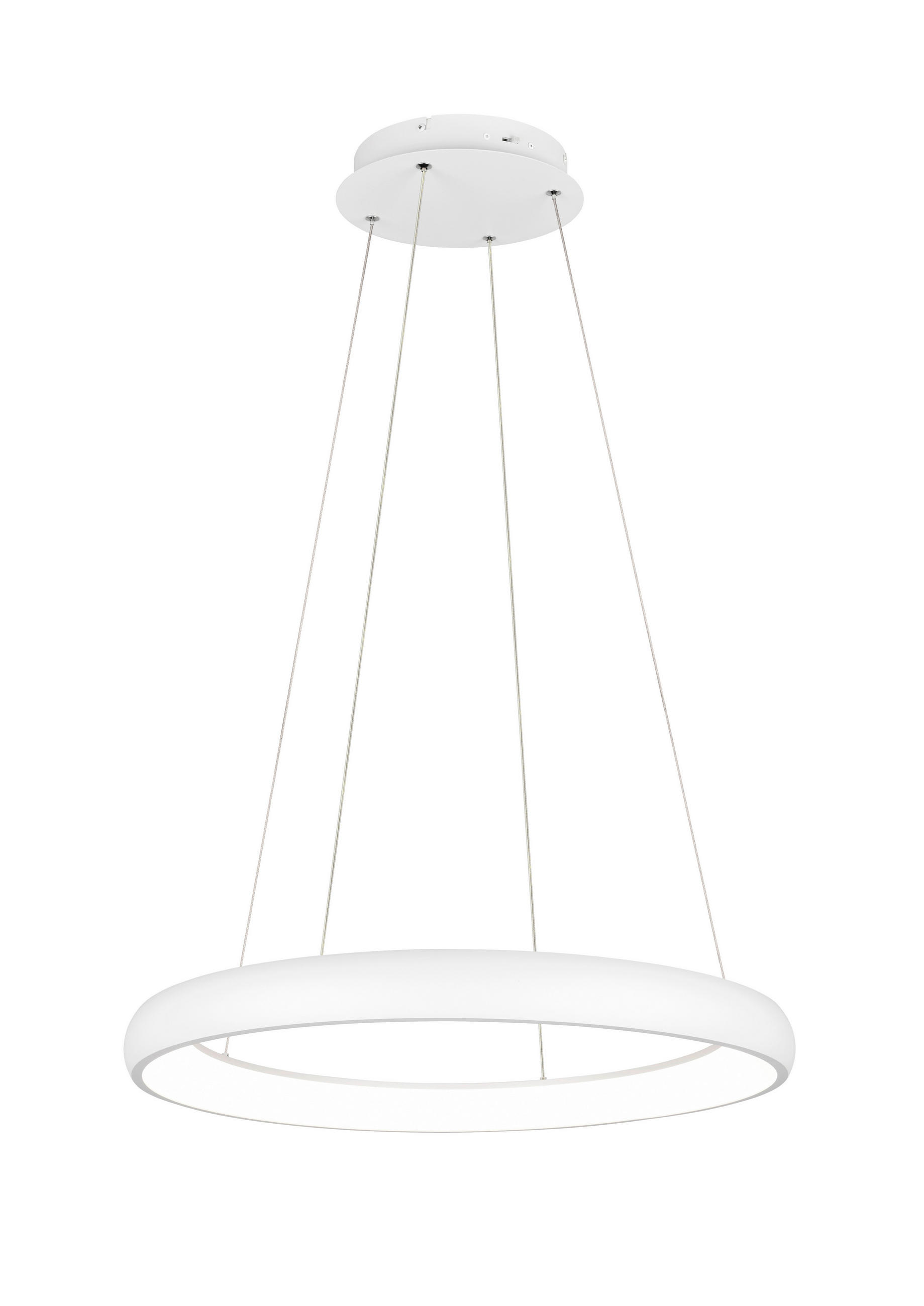 ZÁVĚSNÉ LED SVÍTIDLO, 75/150 cm  - bílá, Design, kov (75/150cm) - Trio Leuchten