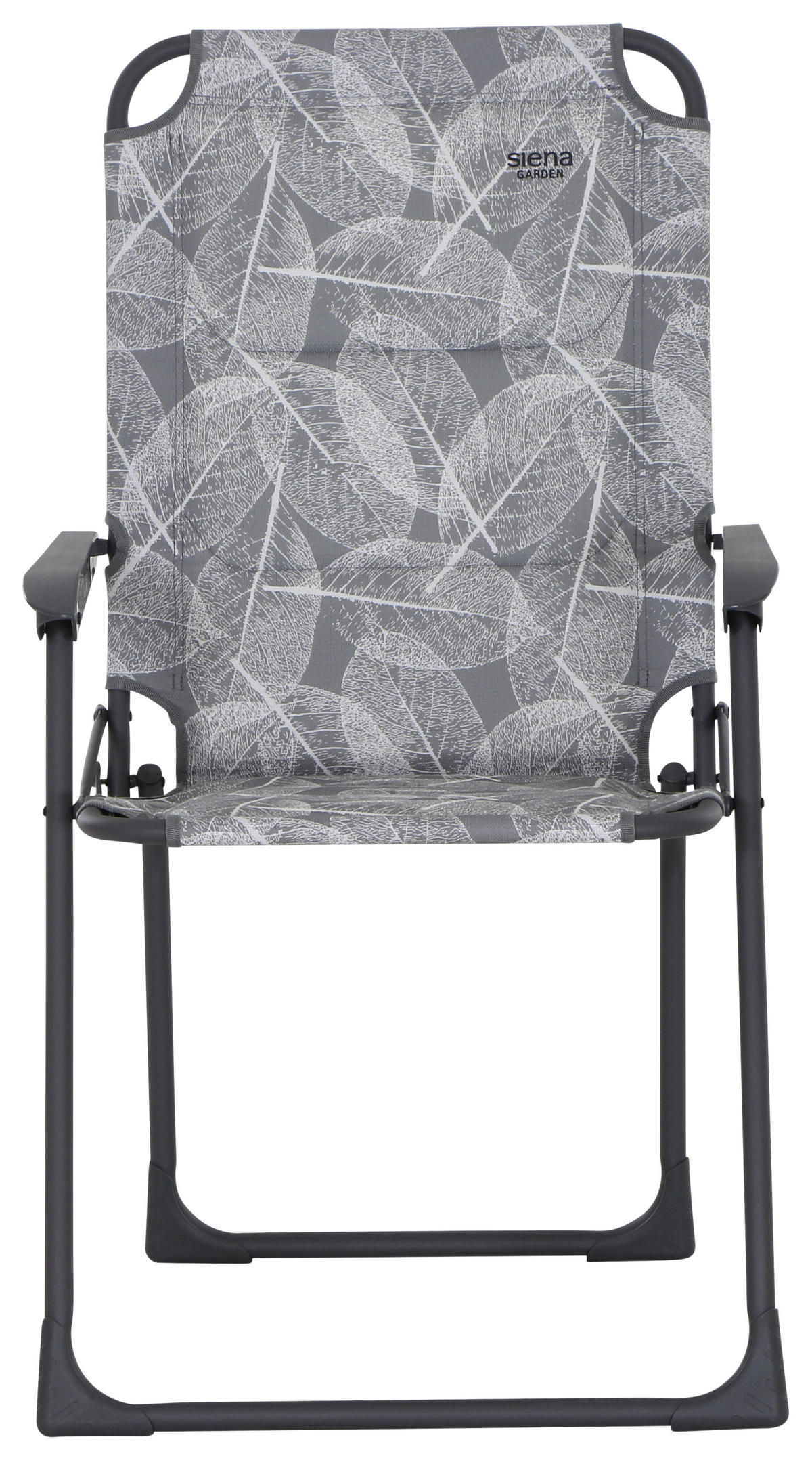 CAMPINGSESSEL - Anthrazit/Grau, KONVENTIONELL, Textil/Metall (55/99/73cm) - Siena Garden
