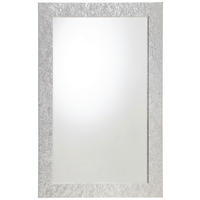 NÁSTENNÉ ZRKADLO 70/110/2,8 cm  - strieborná, Konventionell, kompozitné drevo/sklo (70/110/2,8cm) - Carryhome