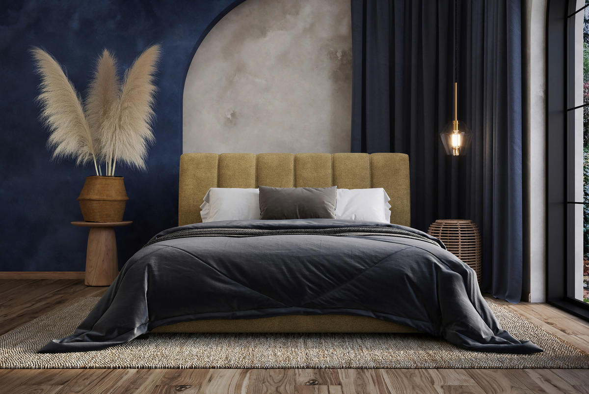 POLSTERBETT 140/200 cm  in Braun  - Braun, Modern, Holz/Holzwerkstoff (140/200cm) - MID.YOU