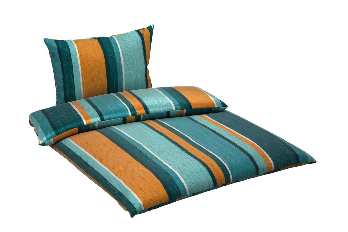 ÁGYNEMŰHUZAT-GARNITÚRA 140/200 cm  - olajkék, Konventionell, textil (140/200cm) - Novel