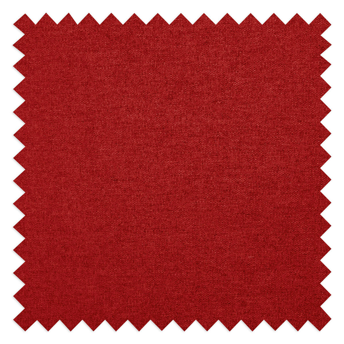 HOCKER in Textil Rot  - Rot/Schwarz, Design, Holz/Textil (61/49/65cm) - Livetastic