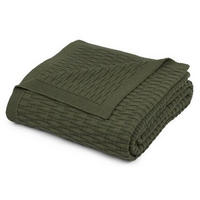 WOHNDECKE 140/180 cm  - Grün, Basics, Textil (140/180cm) - Novel