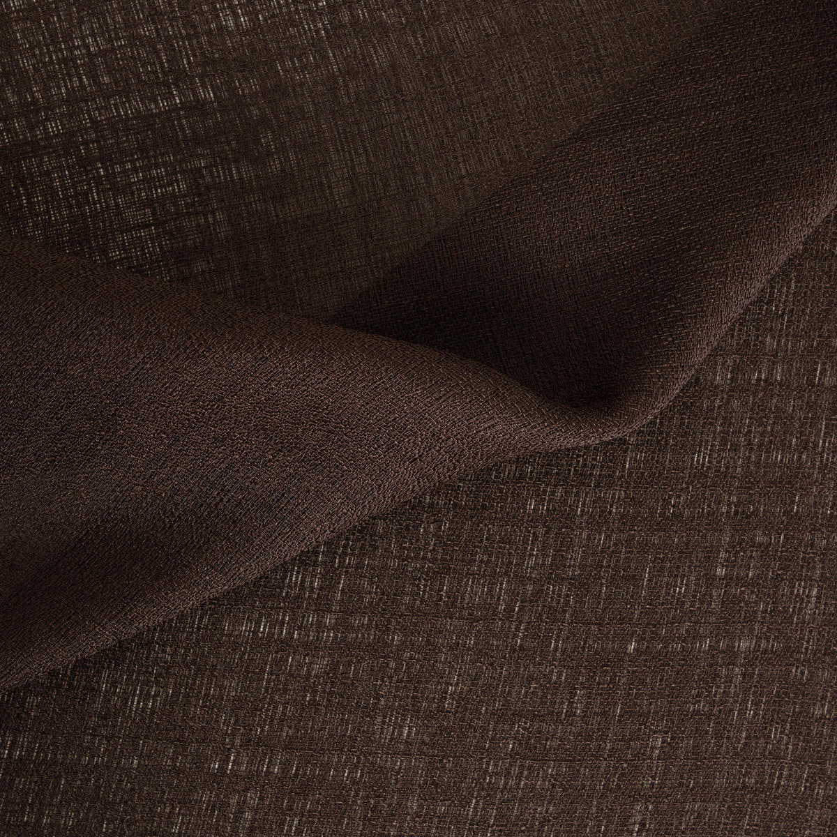 FERTIGVORHANG halbtransparent  - Mokka, Basics, Textil (200/280cm)