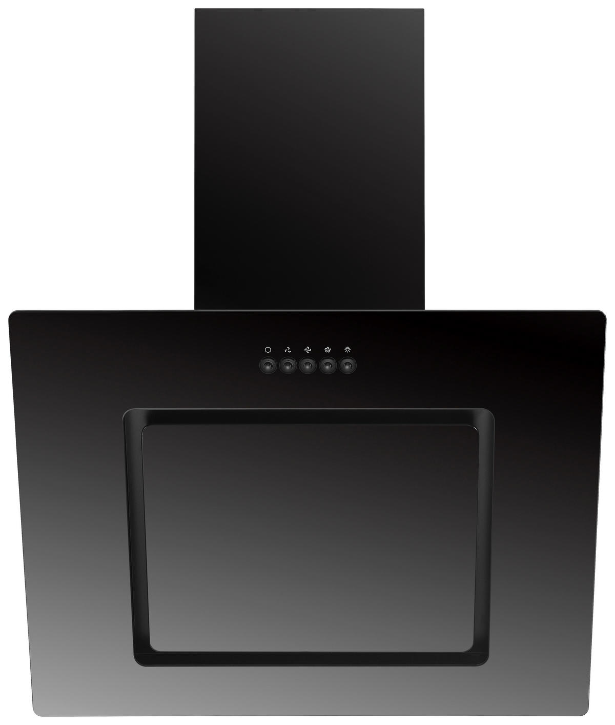 DUNSTABZUGSHAUBE CH22010SBZ  - Schwarz, Trend, Glas/Metall (60/73,9-111,9/34cm) - Respekta