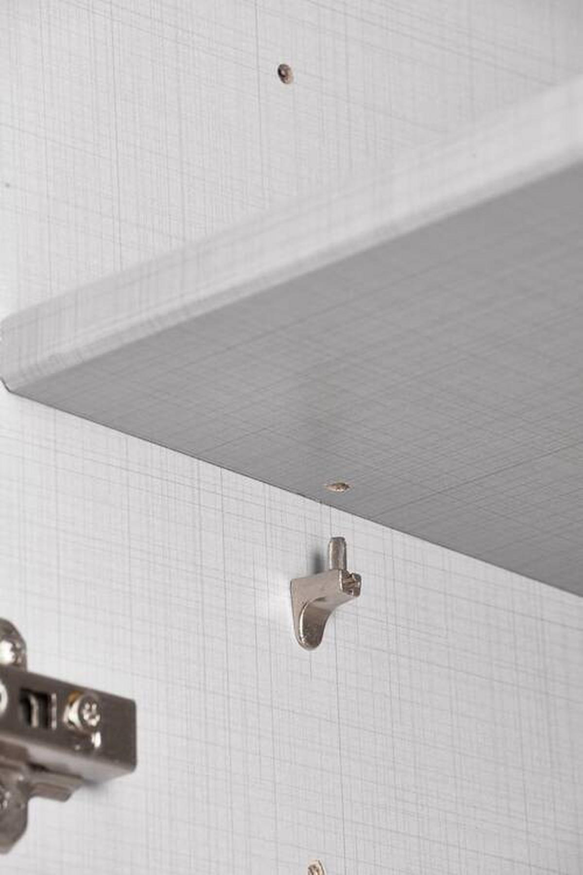 DREHTÜRENSCHRANK in Graphitfarben, Eichefarben  - Chromfarben/Eichefarben, Modern, Holzwerkstoff/Metall (100/236/58cm) - MID.YOU