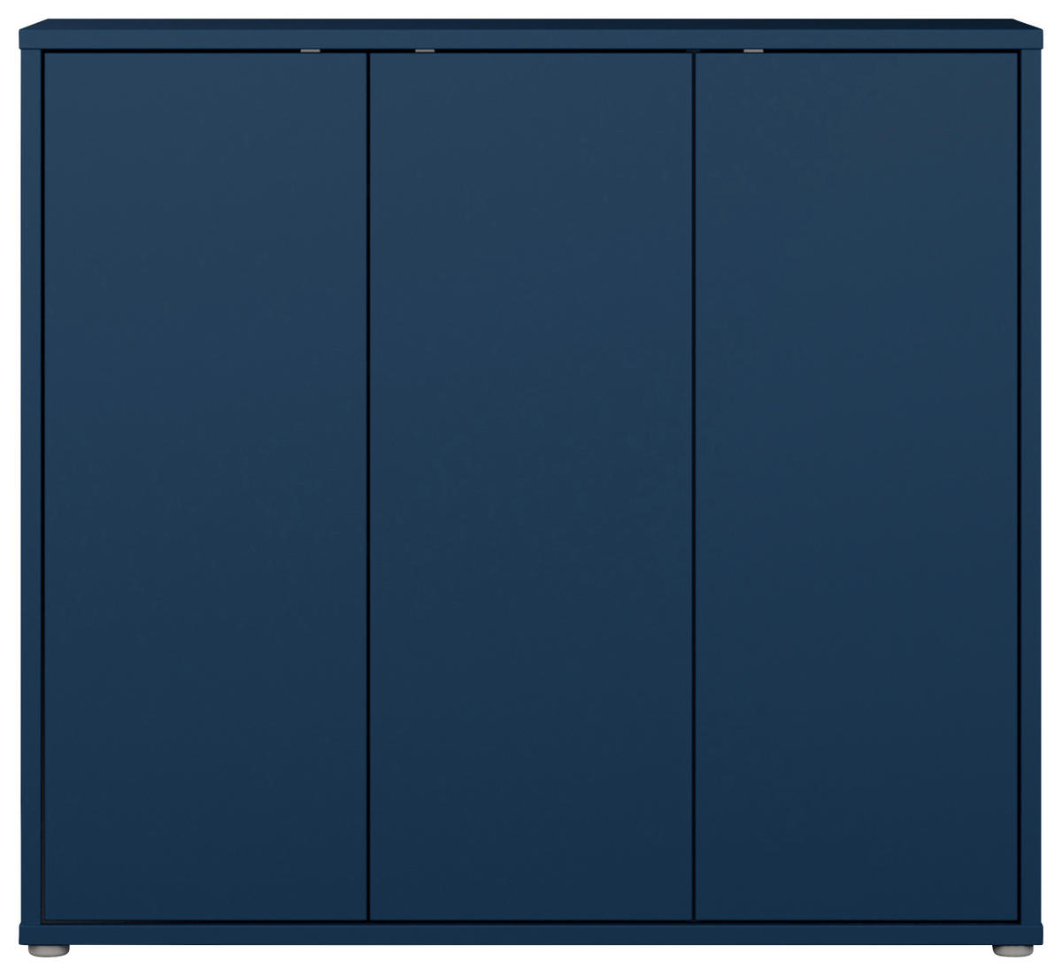 SCHUHSCHRANK  in 109,2/99,1/34,9 cm  - Dunkelblau/Grau, MODERN, Holzwerkstoff/Kunststoff (109,2/99,1/34,9cm) - Carryhome