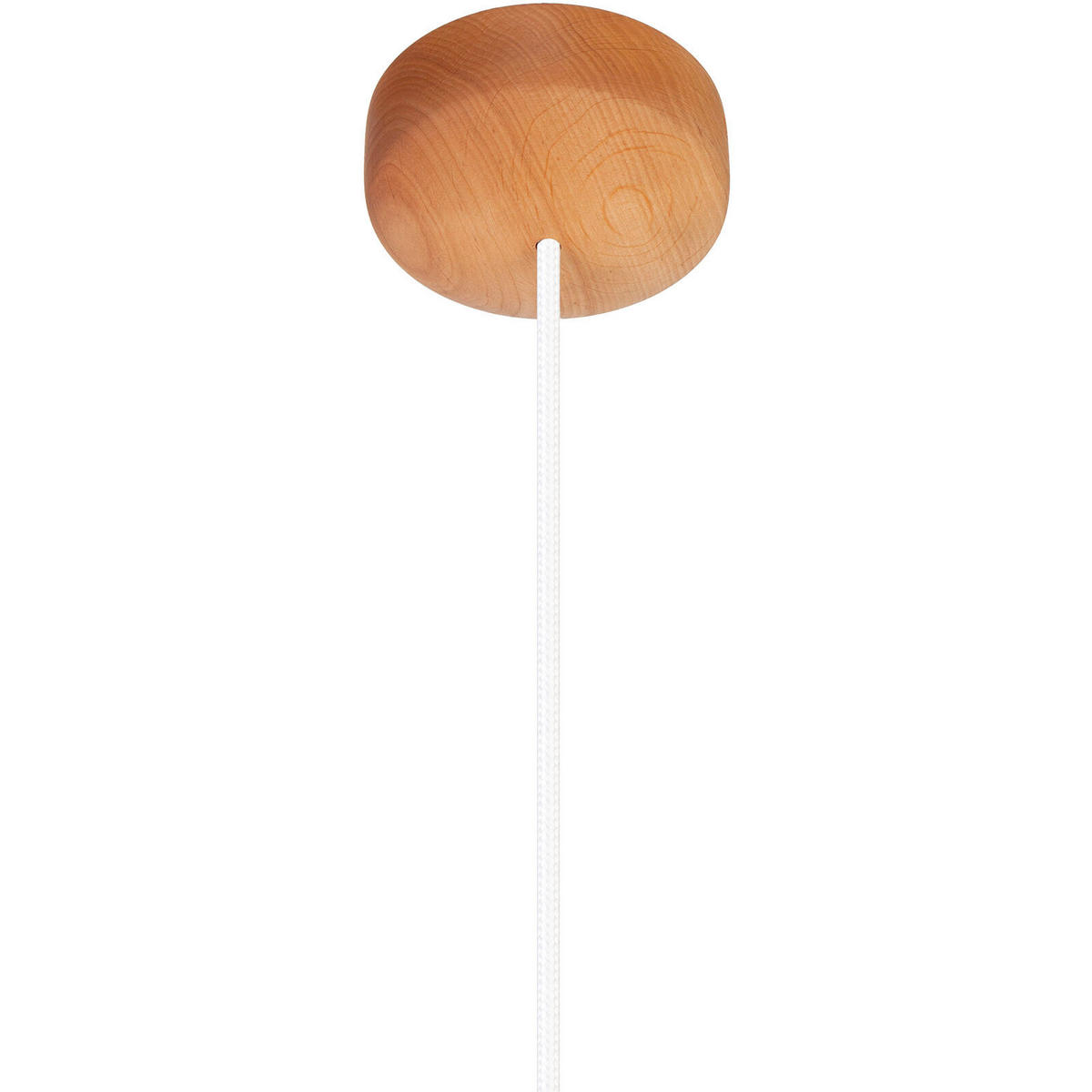 HÄNGELEUCHTE Acorn 17.5/90-140 cm  - Erlefarben/Weiß, Natur, Holz (17.5/90-140cm)