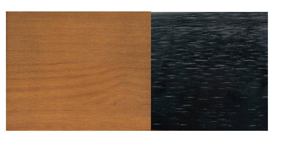 BÜCHERWAND Pinie massiv Schwarz  - Schwarz/Bronzefarben, LIFESTYLE, Holz/Metall (311/238,5/46,5cm) - Livetastic