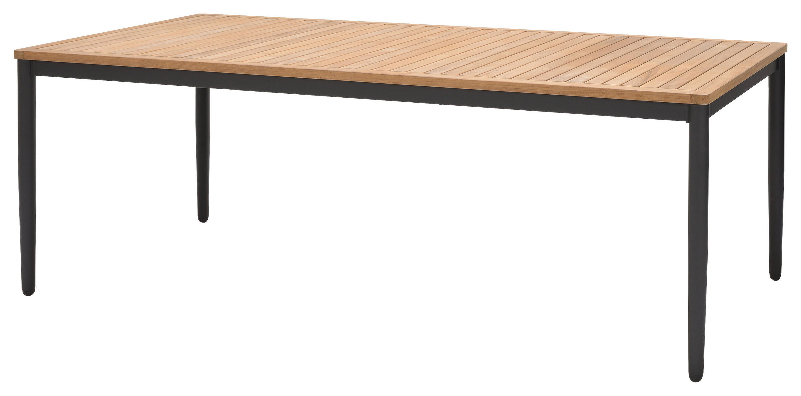 GARTENTISCH Metall Grau  - Grau, Design, Holz/Metall (201,1/75/90cm) - Ambia Garden