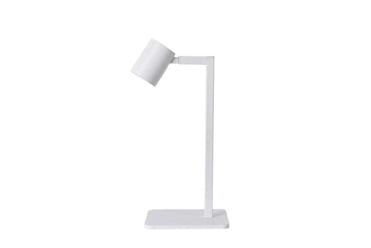 SCHREIBTISCHLEUCHTE Snow   - Weiß, Design, Metall (35/14/17cm)