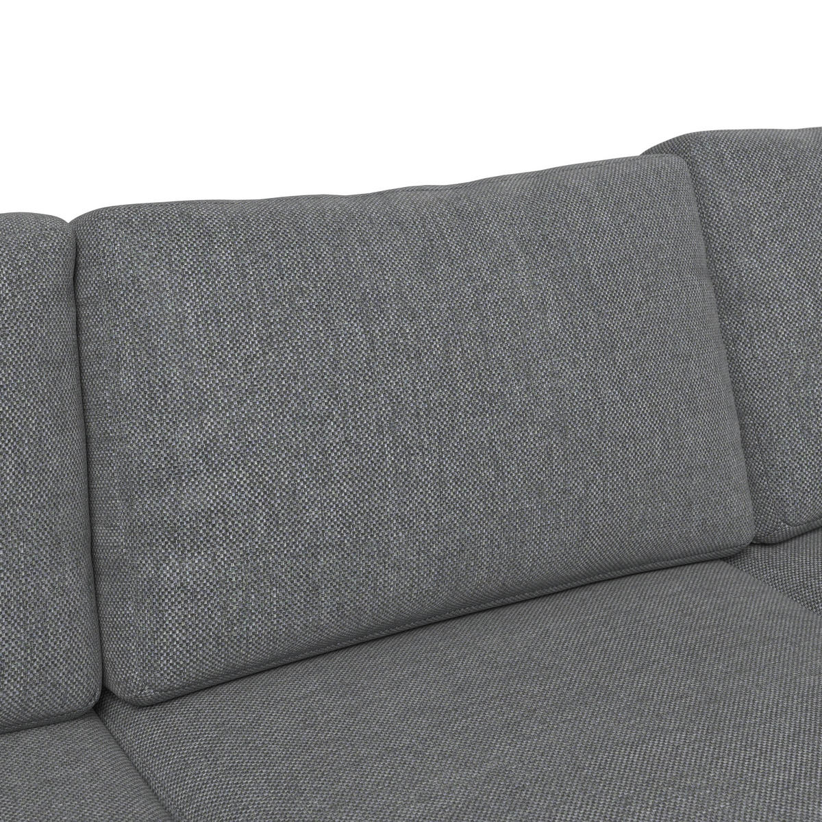 LOUNGEGARNITUR 169/289 cm Aluminium  - Dunkelgrau/Anthrazit, Design, Textil/Metall (169/289cm) - Amatio