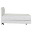 BOXSPRINGBETT 180/200 cm,  in Weiß, Topper, Matratzen, H3 = fest  - Schwarz/Weiß, Design, Holzwerkstoff/Textil (180/200cm) - Esposa