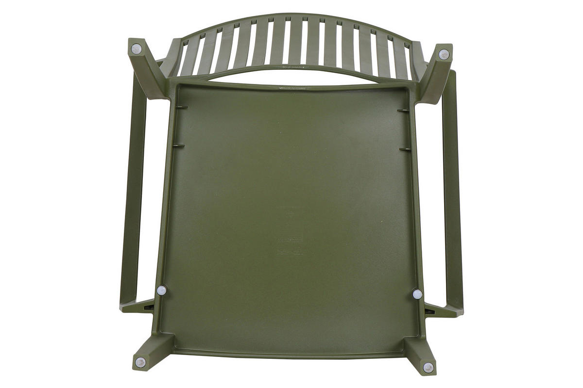 GARTENGARNITUR 5-teilig Stahl  - Anthrazit/Grün, Basics, Kunststoff/Metall (80/80/80cm) - Siena Garden